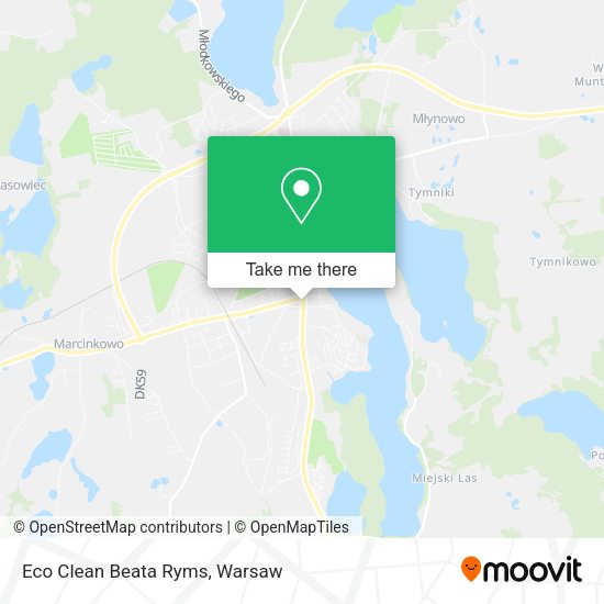 Eco Clean Beata Ryms map