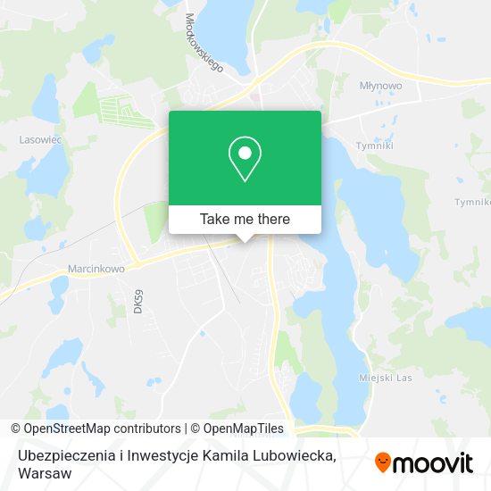 Ubezpieczenia i Inwestycje Kamila Lubowiecka map