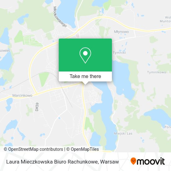 Laura Mieczkowska Biuro Rachunkowe map