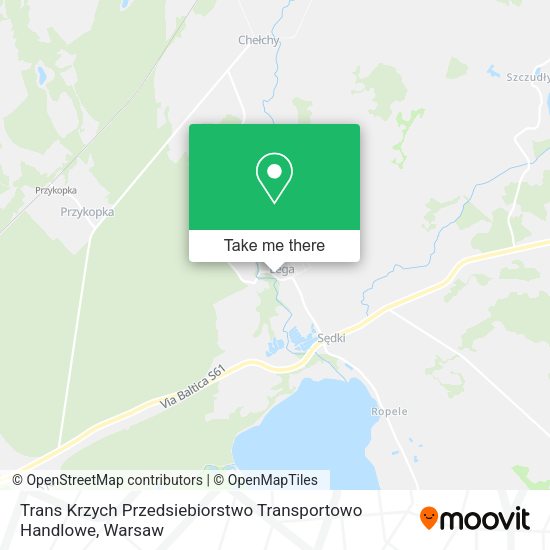 Trans Krzych Przedsiebiorstwo Transportowo Handlowe map