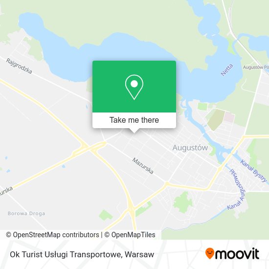 Ok Turist Usługi Transportowe map