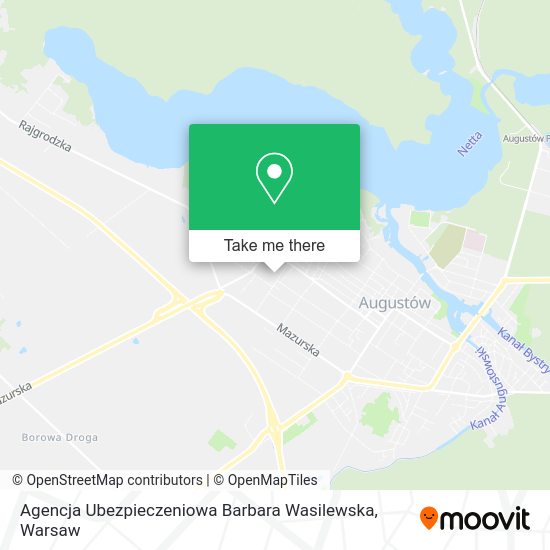 Agencja Ubezpieczeniowa Barbara Wasilewska map