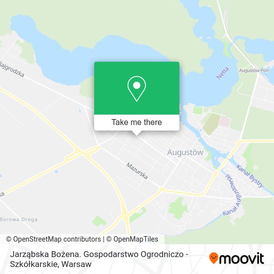 Jarząbska Bożena. Gospodarstwo Ogrodniczo - Szkółkarskie map