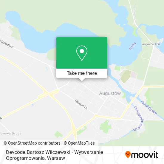 Карта Devcode Bartosz Wilczewski - Wytwarzanie Oprogramowania