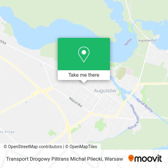 Transport Drogowy Piltrans Michał Pilecki map