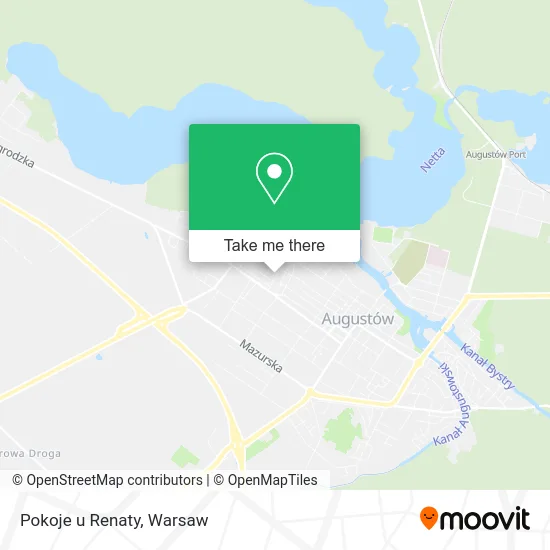 Карта Pokoje u Renaty