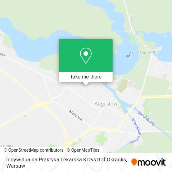 Indywidualna Praktyka Lekarska Krzysztof Okrąglis map