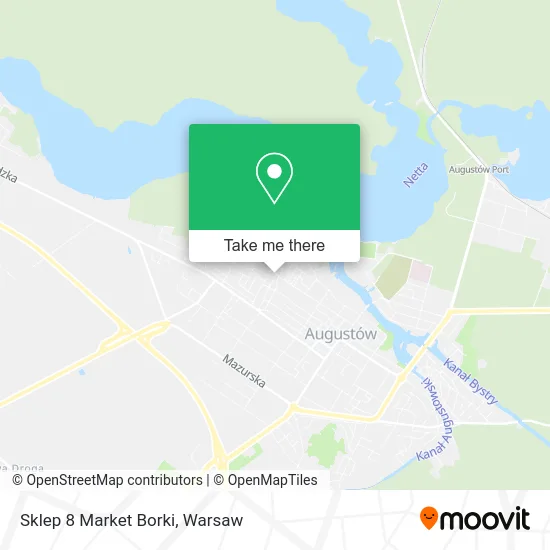 Карта Sklep 8 Market Borki