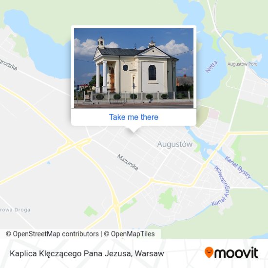 Kaplica Klęczącego Pana Jezusa map