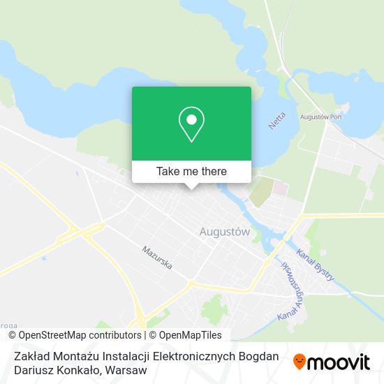 Zakład Montażu Instalacji Elektronicznych Bogdan Dariusz Konkało map