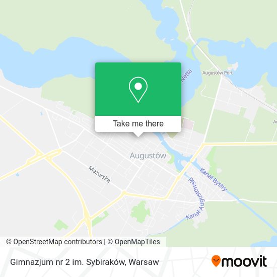 Gimnazjum nr 2 im. Sybiraków map