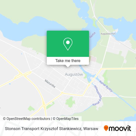 Stonson Transport Krzysztof Stankiewicz map