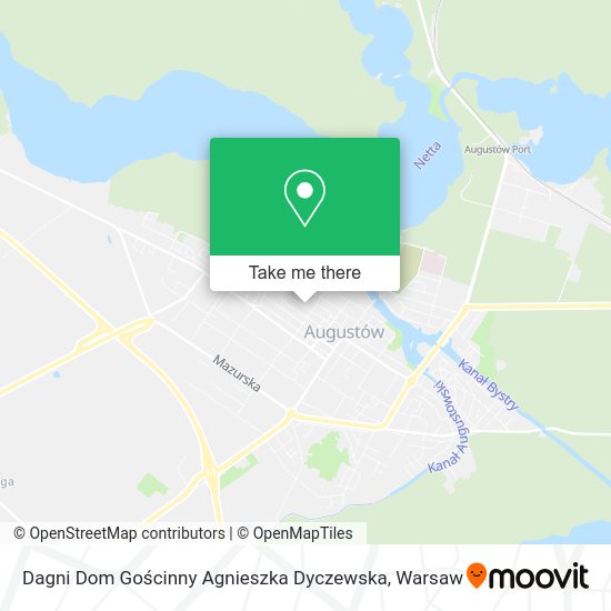 Dagni Dom Gościnny Agnieszka Dyczewska map