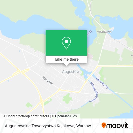 Карта Augustowskie Towarzystwo Kajakowe