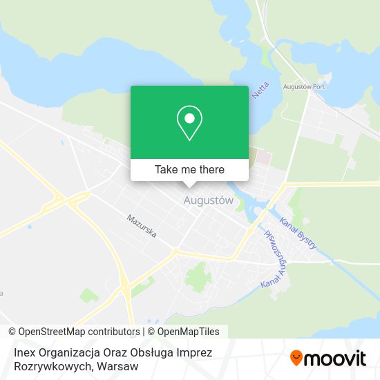 Inex Organizacja Oraz Obsługa Imprez Rozrywkowych map