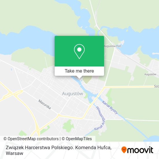 Związek Harcerstwa Polskiego. Komenda Hufca map