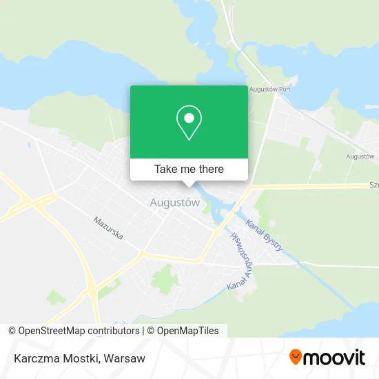 Карта Karczma Mostki