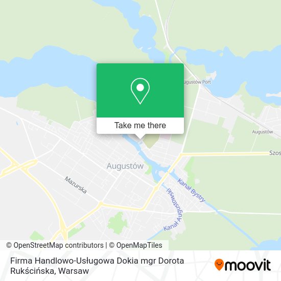 Firma Handlowo-Usługowa Dokia mgr Dorota Rukścińska map