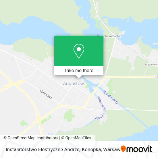 Instalatorstwo Elektryczne Andrzej Konopka map