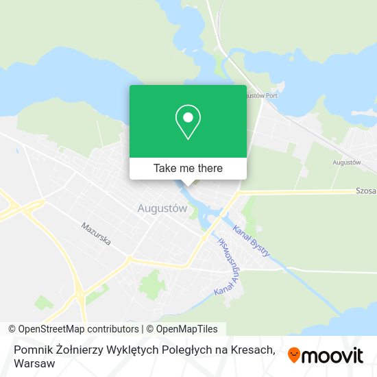 Pomnik Żołnierzy Wyklętych Poległych na Kresach map