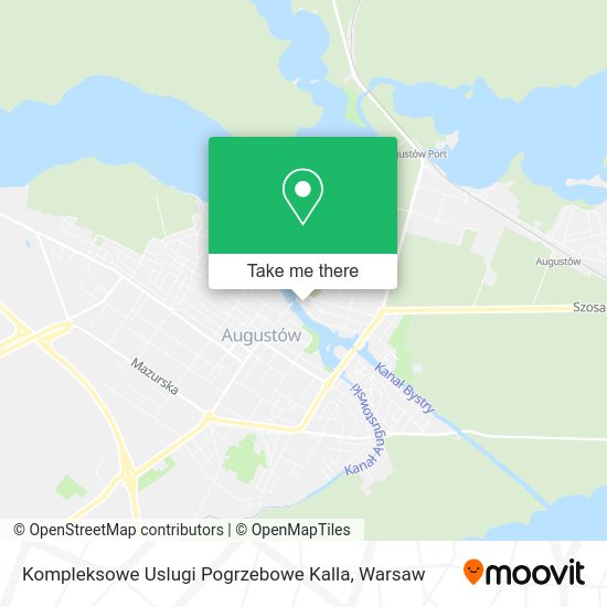 Kompleksowe Uslugi Pogrzebowe Kalla map