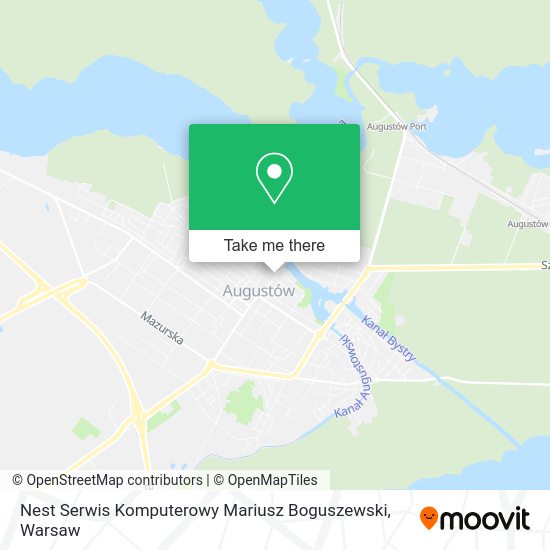 Nest Serwis Komputerowy Mariusz Boguszewski map