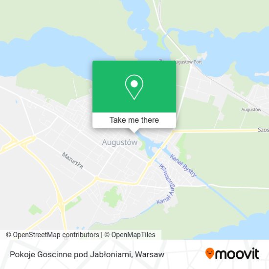 Pokoje Goscinne pod Jabłoniami map