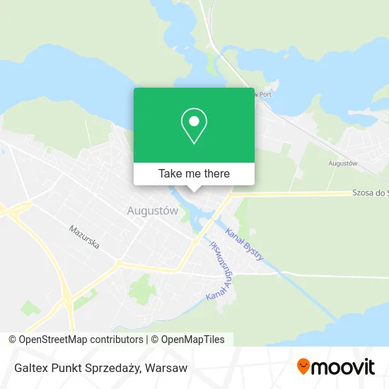 Карта Galtex Punkt Sprzedaży