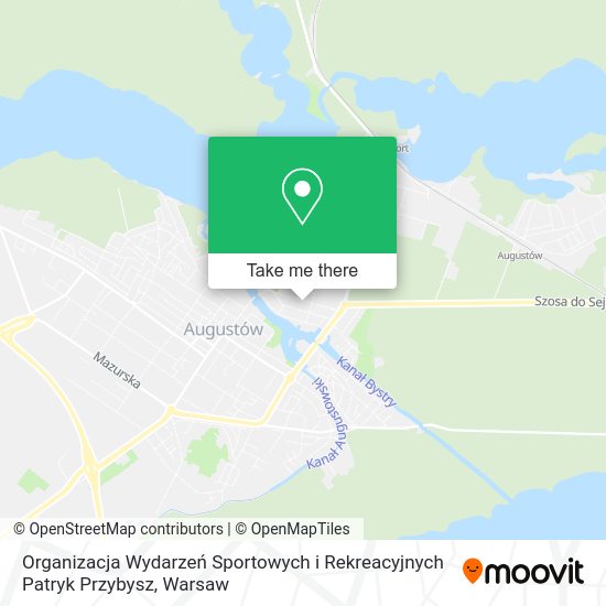 Organizacja Wydarzeń Sportowych i Rekreacyjnych Patryk Przybysz map