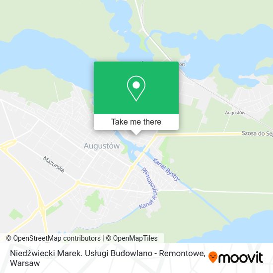 Niedźwiecki Marek. Usługi Budowlano - Remontowe map