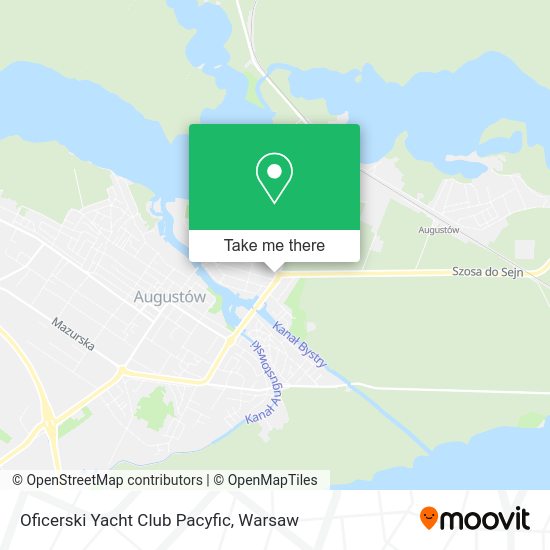 Oficerski Yacht Club Pacyfic map