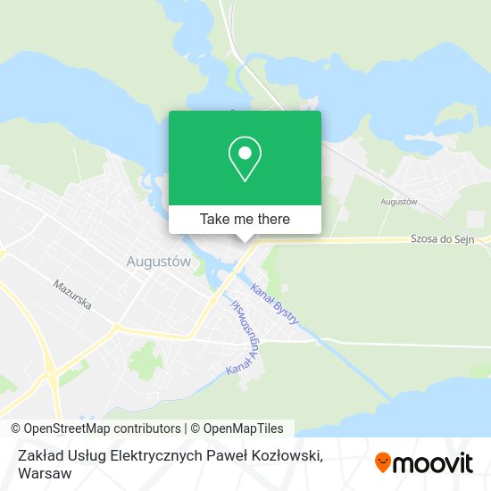 Zakład Usług Elektrycznych Paweł Kozłowski map