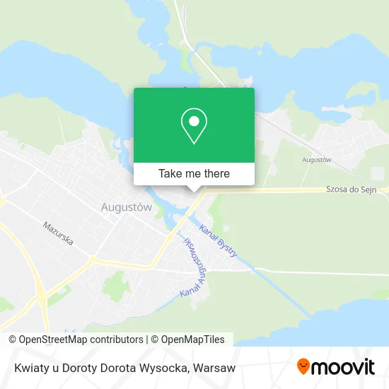 Карта Kwiaty u Doroty Dorota Wysocka