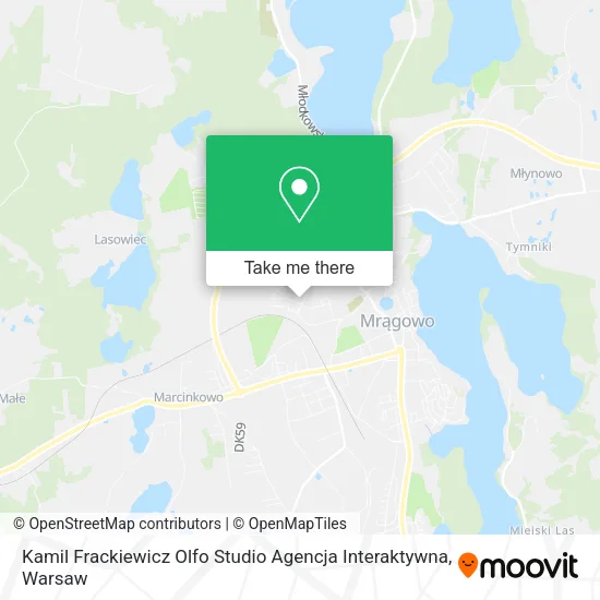 Kamil Frackiewicz Olfo Studio Agencja Interaktywna map