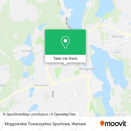 Mrągowskie Towarzystwo Sportowe map