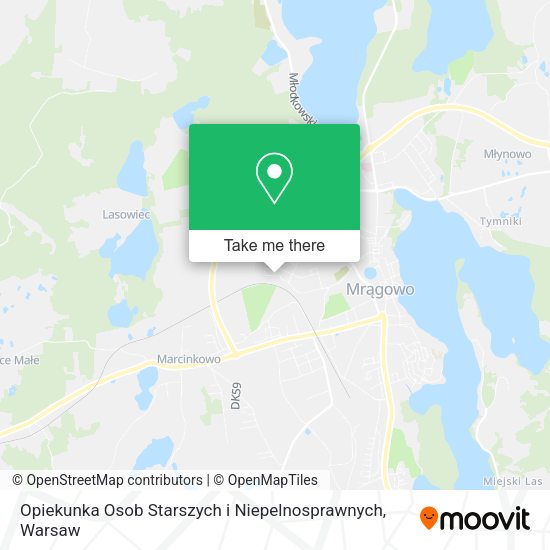 Opiekunka Osob Starszych i Niepelnosprawnych map