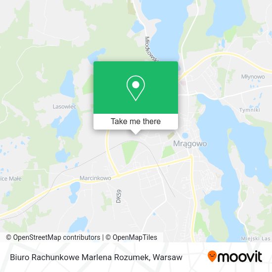 Biuro Rachunkowe Marlena Rozumek map