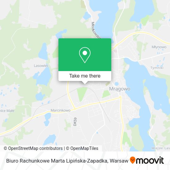 Biuro Rachunkowe Marta Lipińska-Zapadka map