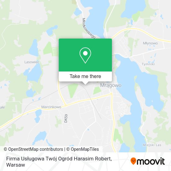 Firma Usługowa Twój Ogród Harasim Robert map