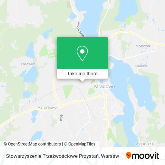 Stowarzyszenie Trzeźwościowe Przystań map