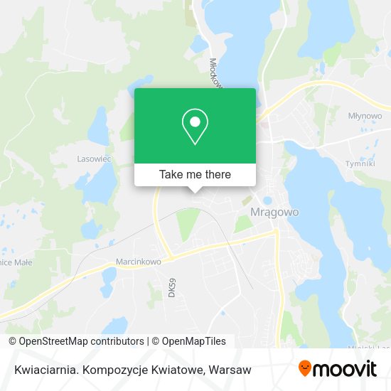 Kwiaciarnia. Kompozycje Kwiatowe map