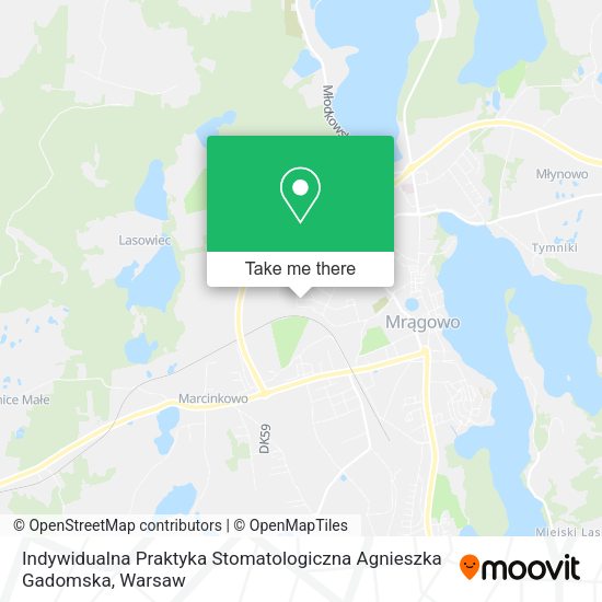 Indywidualna Praktyka Stomatologiczna Agnieszka Gadomska map