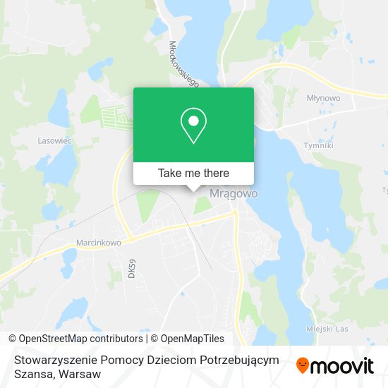 Stowarzyszenie Pomocy Dzieciom Potrzebującym Szansa map