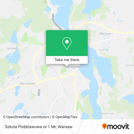 Карта Szkola Podstawowa nr 1 Mr