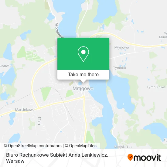 Карта Biuro Rachunkowe Subiekt Anna Lenkiewicz