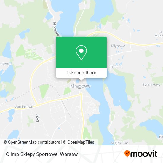 Olimp Sklepy Sportowe map