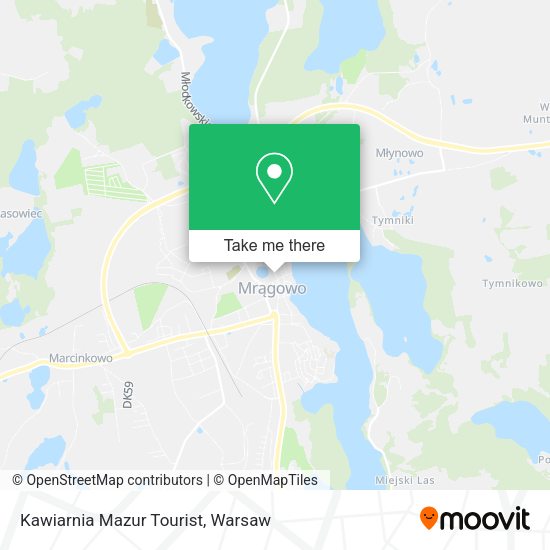 Kawiarnia Mazur Tourist map