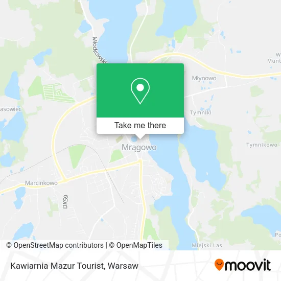 Карта Kawiarnia Mazur Tourist