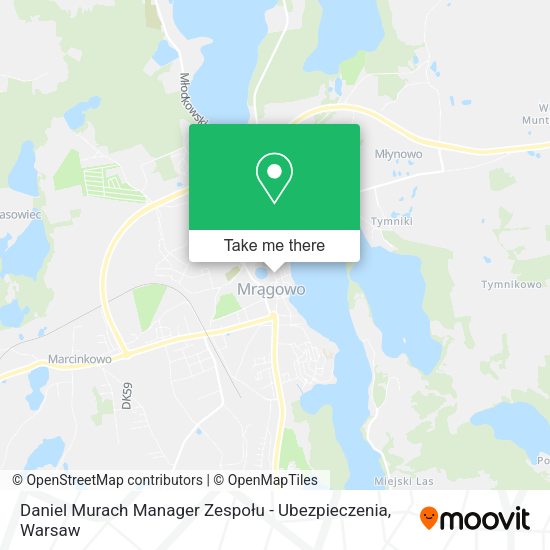 Daniel Murach Manager Zespołu - Ubezpieczenia map