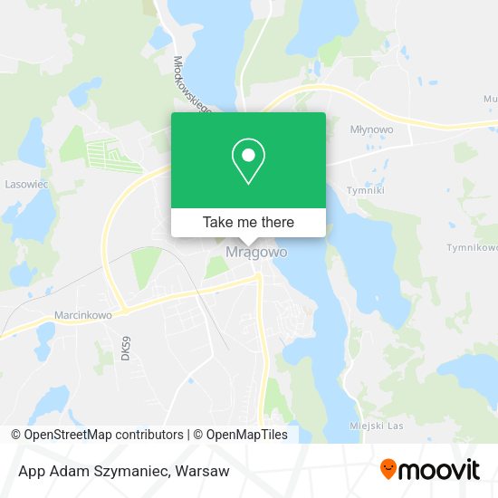 App Adam Szymaniec map